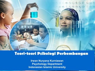 Teori-teori Psikologi Perkembangan
        Irwan Nuryana Kurniawan
         Psychology Department
      Indonesian Islamic University
 
