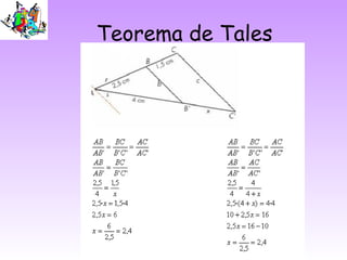 Teorema de Tales
 