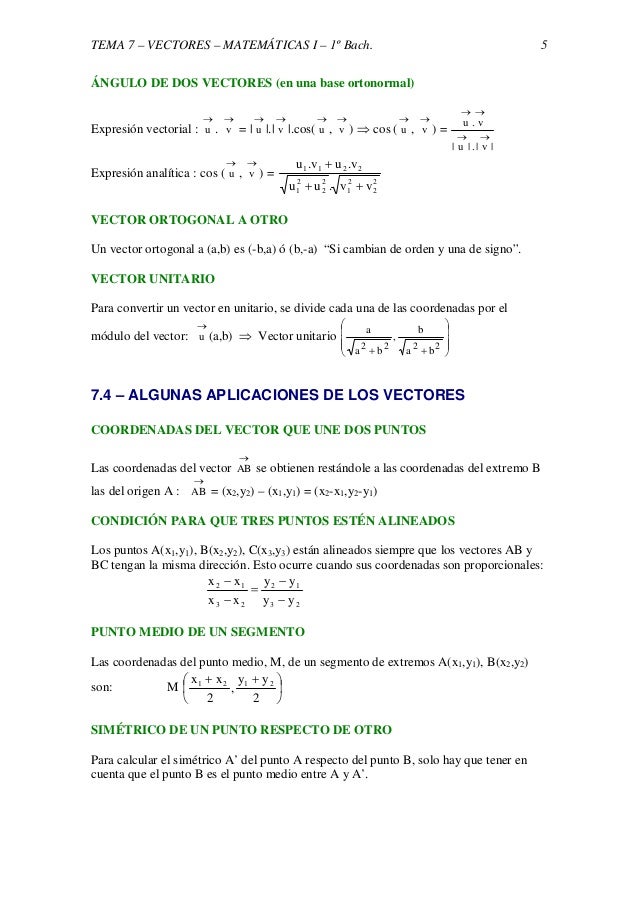 Vectores