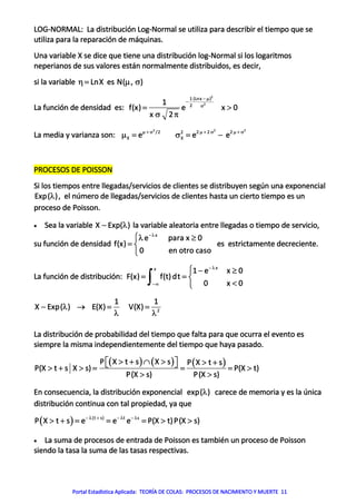 Teoria colas | PDF