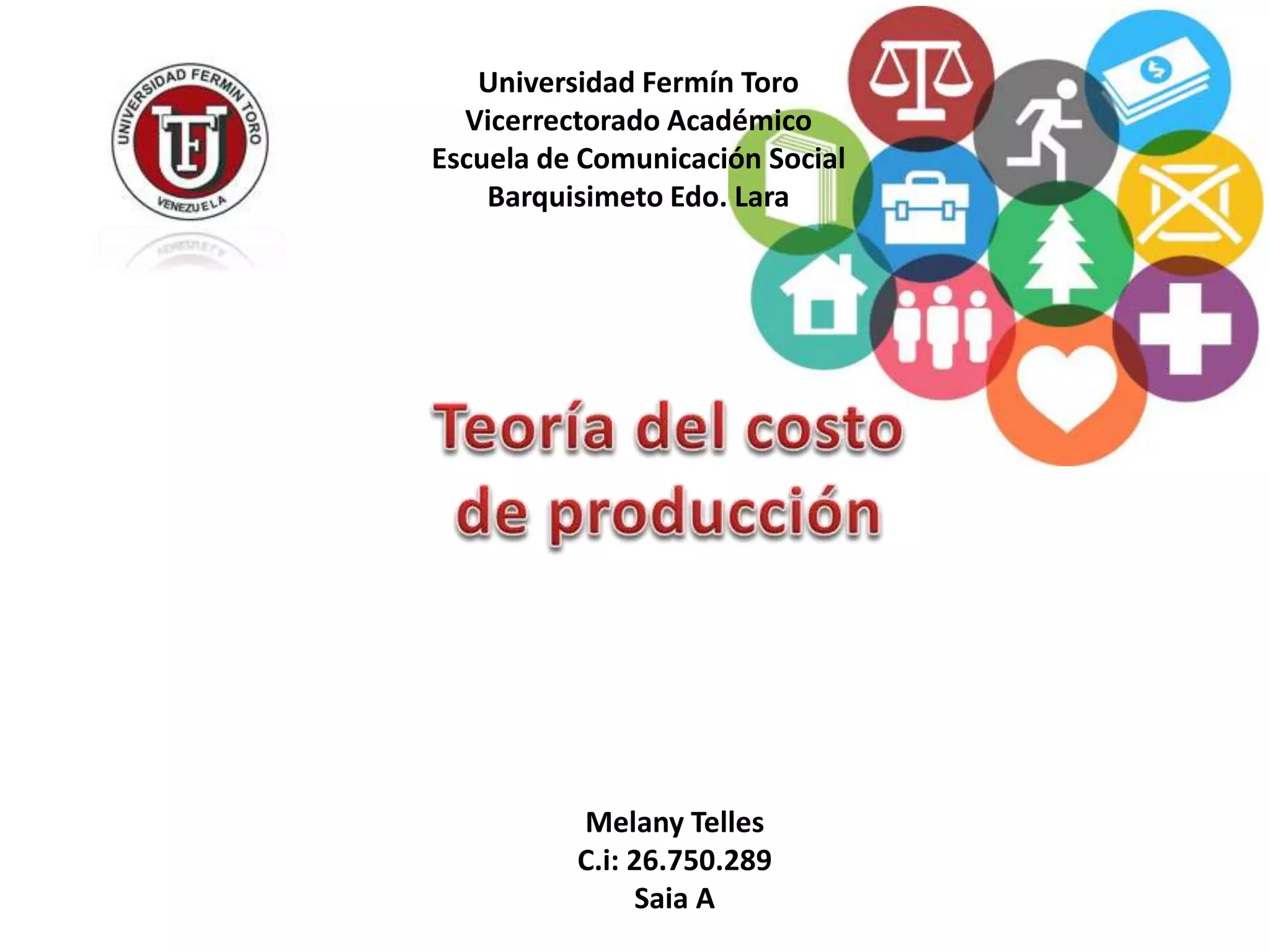 Teoria del costo de produccion PPT