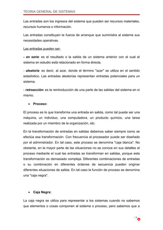 Teoria General De Sistemas