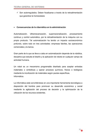 Teoria General De Sistemas