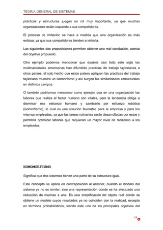 Teoria General De Sistemas