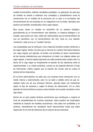 Teoria General De Sistemas