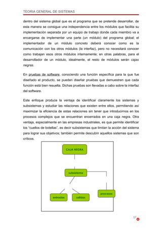 Teoria General De Sistemas