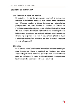 Teoria General De Sistemas