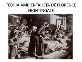 TEORIA AMBIENTALISTA DE FLORENCE
NIGHTINGALE
 