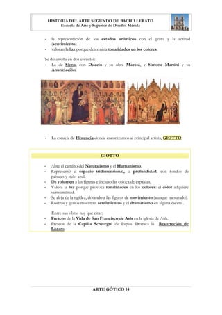 'H DEDQLFR




              7DPELpQ DSDUHFHQ QRYHGDGHV HQ ORV HOHPHQWRV VXVWHQWDQWHV

             (O SLODU FRPSXHVWR DO TXH VH DGRVDQ ILQDV FROXPQDV ORV EDTXHWRQHV TXH
              UHFRJHQ HO SHVR GH ORV DUFRV DSXQWDGRV R QHUYLRV GH ODV EyYHGDV

             /RV FRQWUDIXHUWHV  DUERWDQWHV UHFRJHQ HO HPSXMH REOLFXR GH ODV EyYHGDV /RV
              FRQWUDIXHUWHV HVWiQ VHSDUDGRV GHO PXUR (O HPSXMH GH ODV EyYHGDV OR UHFLEHQ
              D WUDYpV GH XQ DUFR GH WUDQVPLVLyQ HO DUERWDQWH TXLHQ DGHPiV FXPSOH OD
              IXQFLyQ GH GHVDJH GHO WHMDGR
              /RV FRQWUDIXHUWHV VH FRURQDQ FRQ ORV SLQiFXORV

             (O PXUR SLHUGH VX SDSHO  HV VXVWLWXLGR SRU DPSOLRV YDQRV FRQ YLGULHUDV TXH
              RWRUJDQ OXPLQRVLGDG  HVSLULWXDOLGDG DO LQWHULRU DO WLHPSR TXH FRQWLHQHQ HVFHQDV
              UHOLJLRVDV



                                      $57( *Ð7,2 
 