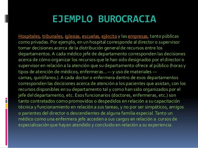 Teoria burocracia (1)