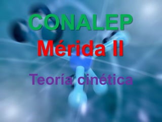 CONALEPMérida II Teoría cinética 