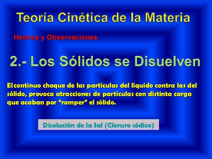 Teoria molecular Teoria molecular