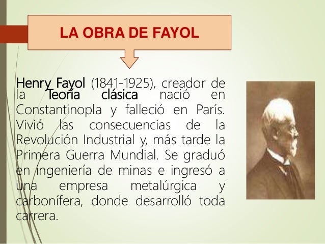 Teoria clasica de la administracion