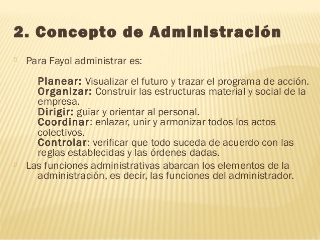 Teoria clasica de la administracion de henry fayol