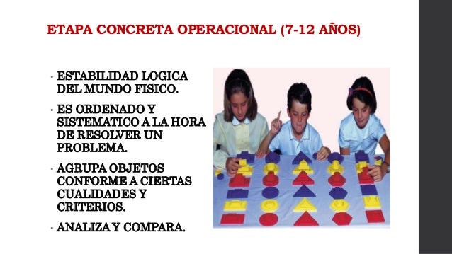 Etapa operacional concreta de piaget pdf995