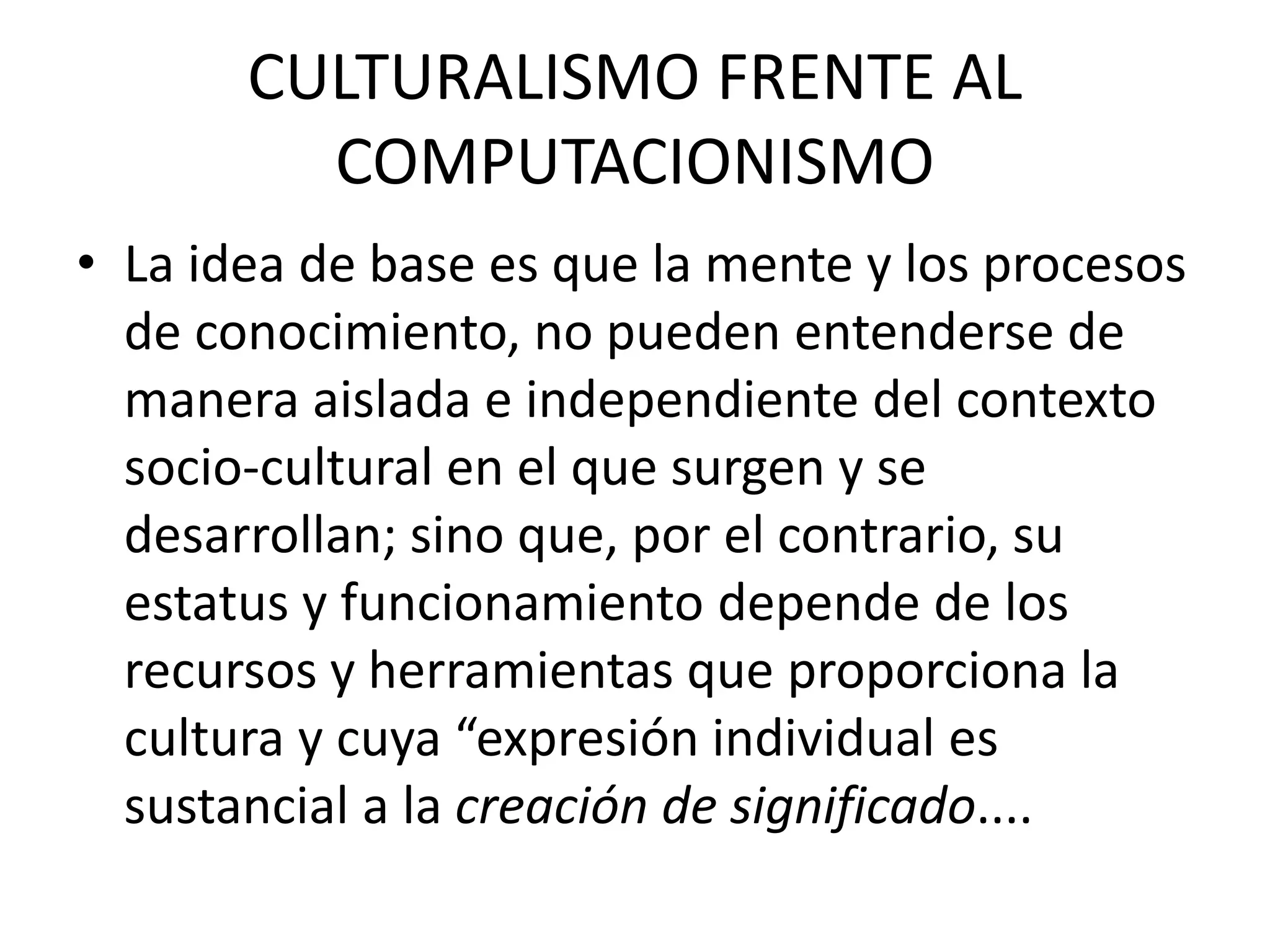 Teoria computacional de la mente PPT