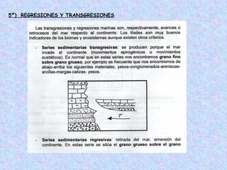 5º) REGRESIONES Y TRANSGRESIONES
 