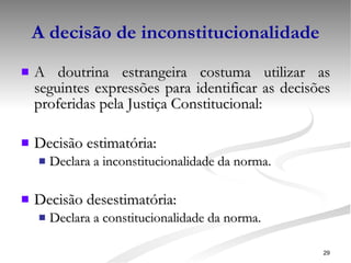 A decisão de inconstitucionalidade ,[object Object],[object Object],[object Object],[object Object],[object Object]
