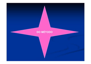 DO MÉTODO
 