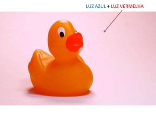 LUZ AZUL + LUZ VERMELHA
 