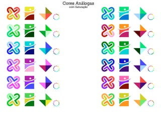 Cores Análogas 
com Saturação 
 