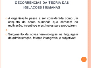 Teoria Das RelaçõEs Humanas Daniel