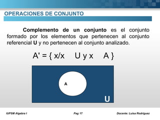 Teoria de Conjuntos | PPT
