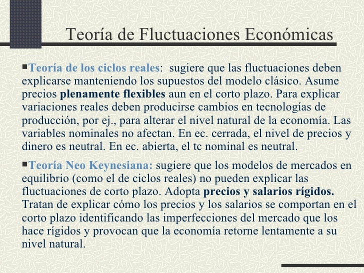 Teoria de las fluctuaciones economicas_teorias