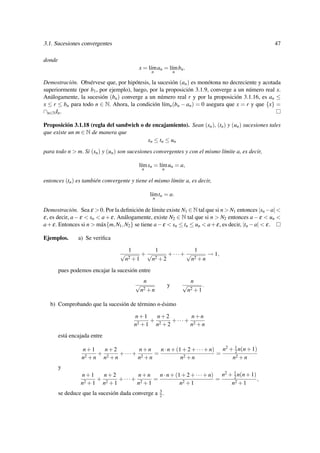 Teoría de funciones de una variable real (Análisis matemático I), Universidad de Zaratoga)