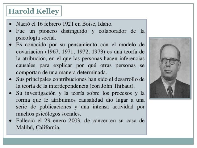Modelo De Covariación De Kelley
