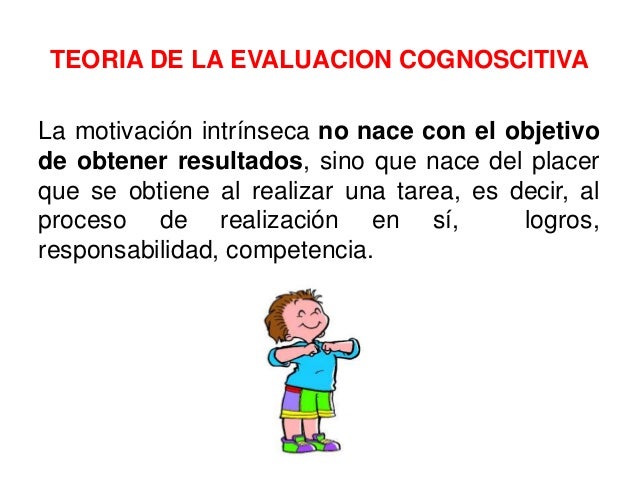 Teoria de la evaluacion cognoscitiva