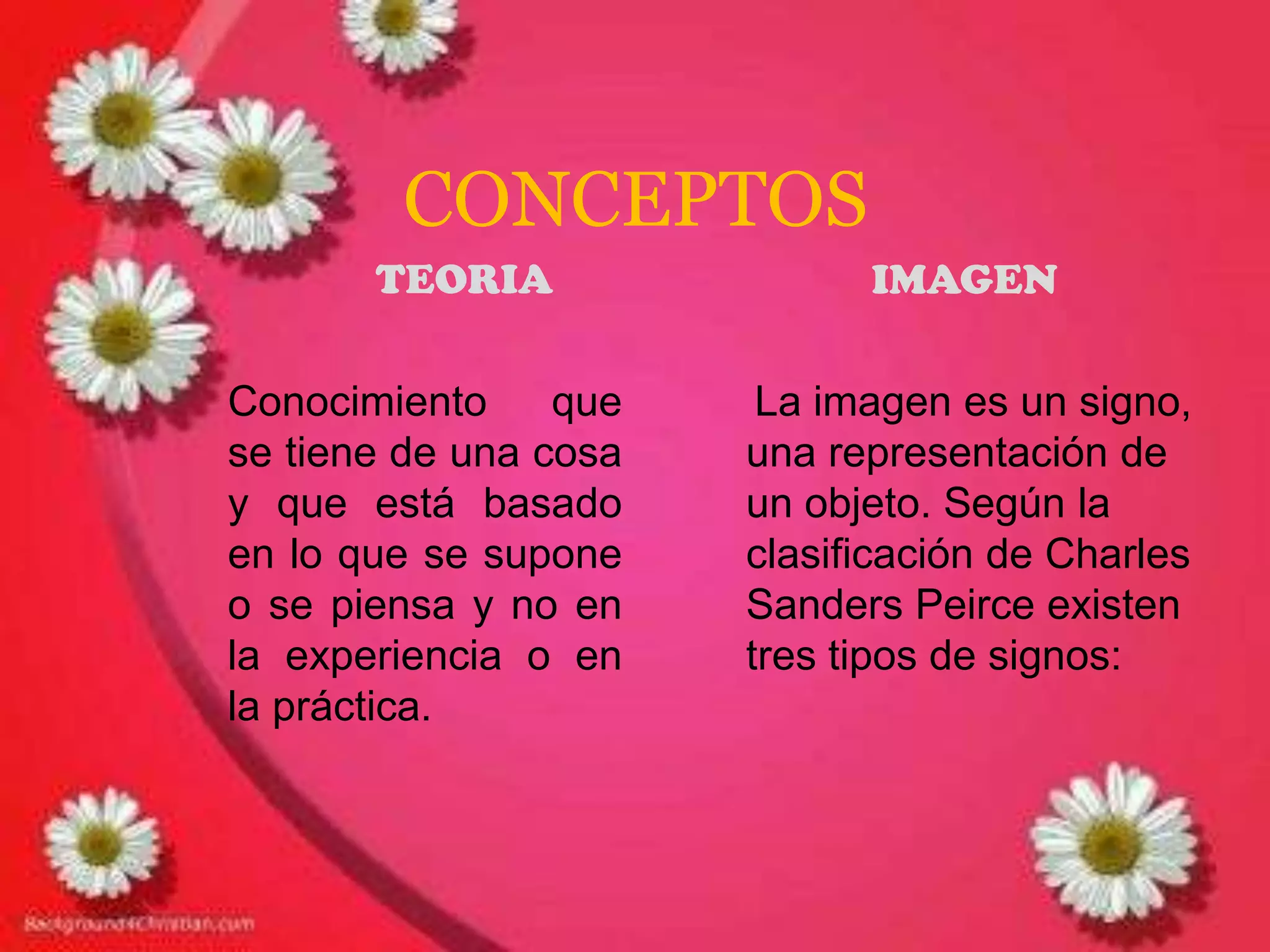 Teoria de la imagen (exposicion) | PPT