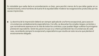 Teoria de la imprevision