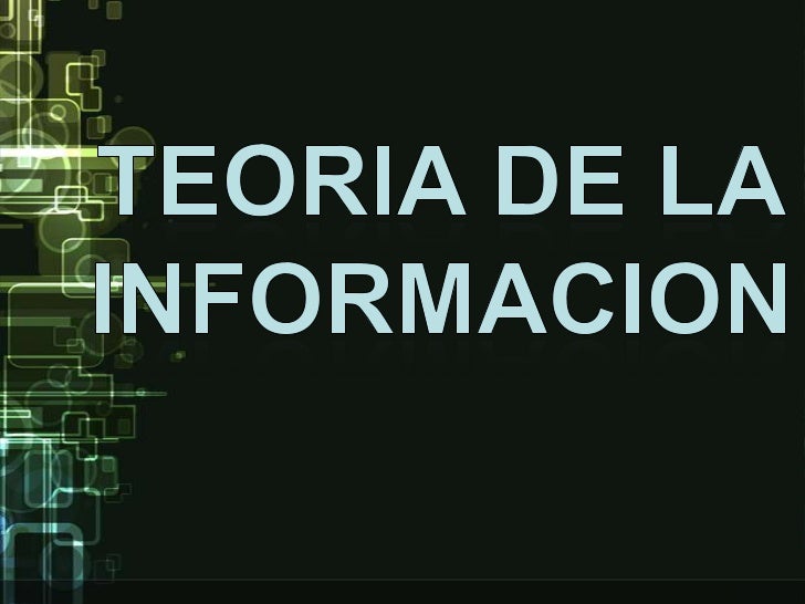 Teoria de la informacion organizacional