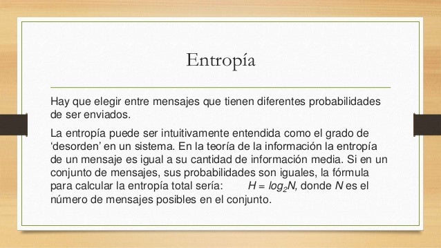 h=log2n de la Teoria informacion h=log2n de la Teoria informacion