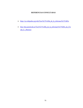 La Teoria de la Informacion | PDF