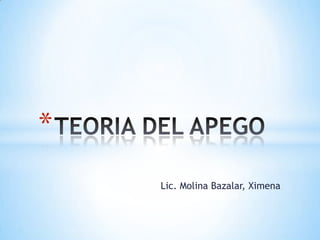 *
    Lic. Molina Bazalar, Ximena
 