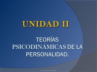 UNIDAD II




   Lic. Yanet Rocha Cuadros
 