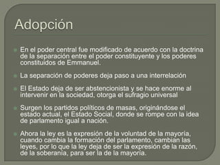 Teoria de la separacion de los poderes y el sistema parlamentario1.docx