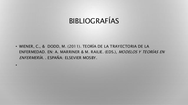 Teoria de la trayectoria de la enfermedad