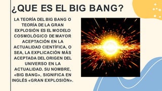 Teoría del Big Bang | PPTX