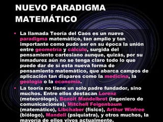 Teoria Del Caos | PPT