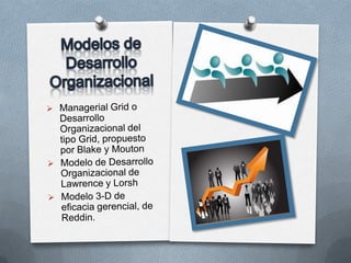 Teoria del desarrollo de la administracion | PPTX