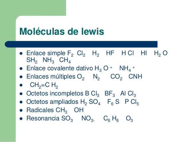 TEORIA DE LEWIS
