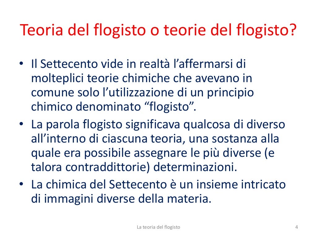 Teoria del flogisto