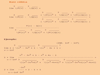Teoria de limites 2 PPT