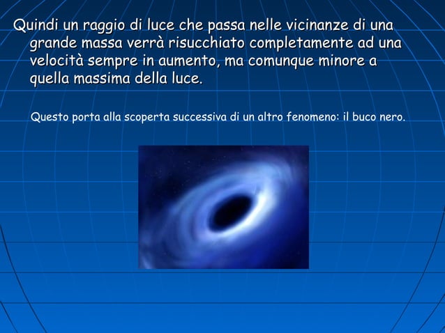 Teoria della relatività | PPT