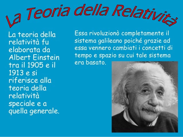 Teoria della relatività