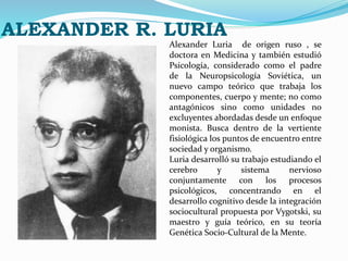 Teoria del lenguaje de Alexander Luria | PPTX