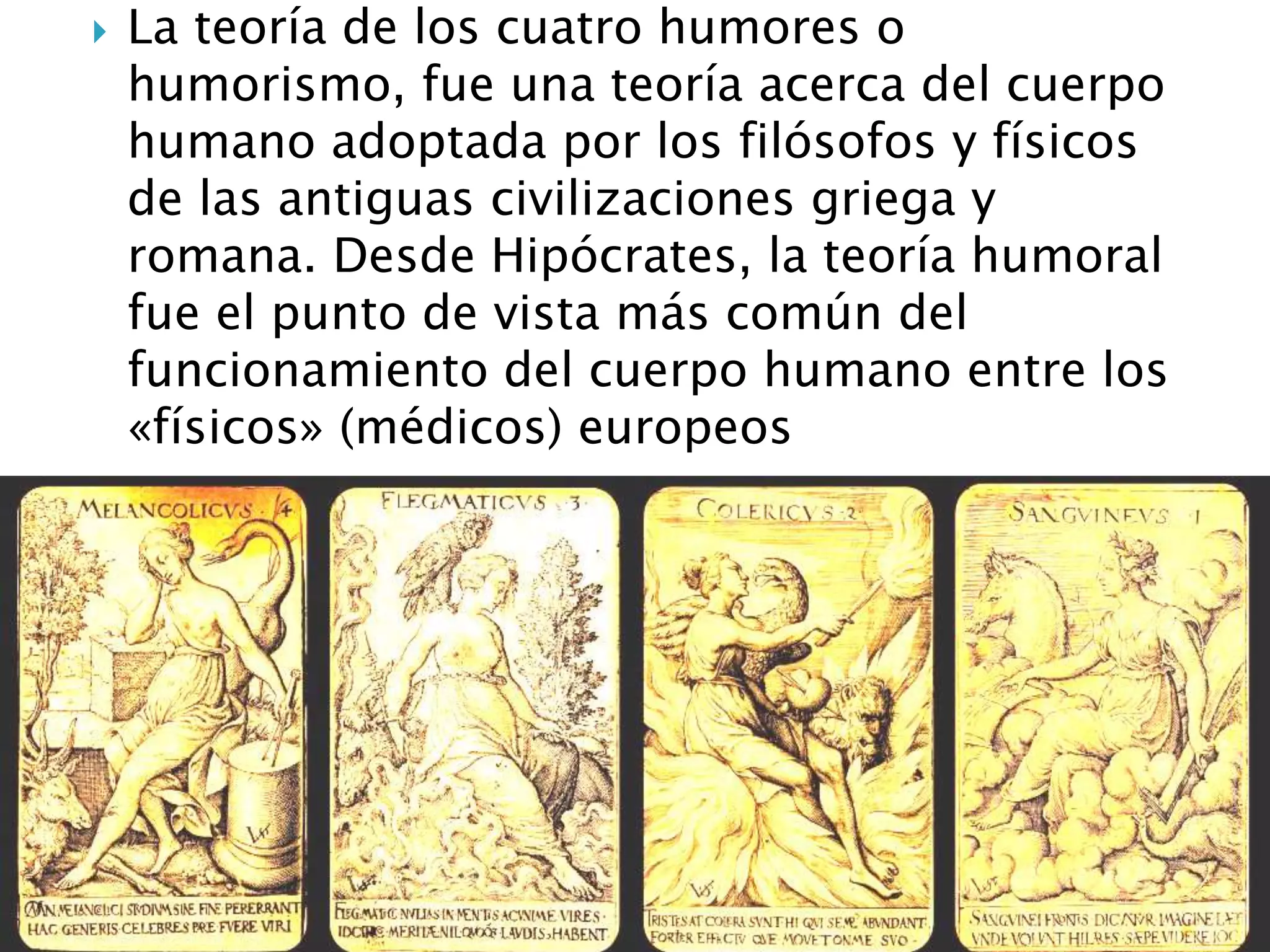 Teoria de los 4 humores | PPT